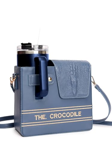 Image of Stanley Purse,Water Bottle Bag Outdoor Portable Crossbody Bag Stanley Cup Holder with Strap Women's Shoulder Bags