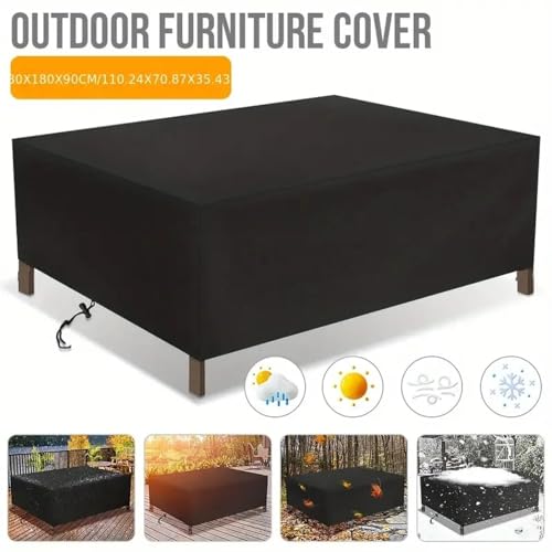 Housse de protection pour mobilier contre pluie et vent - 5