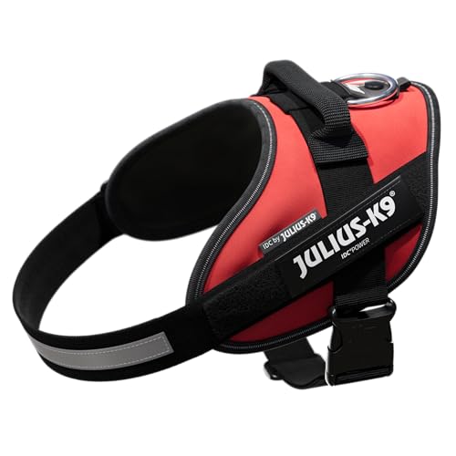 Julius-K9, 16IDC-R-0, IDC-Powergeschirr, Hundegeschirr, Größe: 0, rot