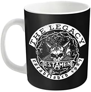 TESTAMENT Mug The Legacy (Black) Official White Boxed image 3