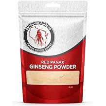 Red Panax Ginseng Powder with Natural Ginsenosides 4 oz- Supports Healthy Energy, Vitality, Mood and More, Korean Panax Ginseng Root Powder for Smoothies, Coffee or Drinks 1 Pack