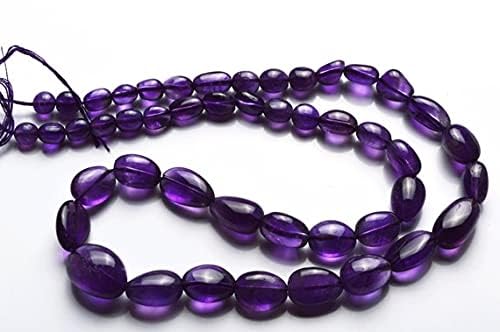 Améthyste d'Afrique pépites lisses haut de gamme pour création bijoux