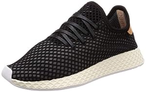 Image of adidas Originals Mens DEERUPT Runner Lace Up Sneakers - Black - 10 US