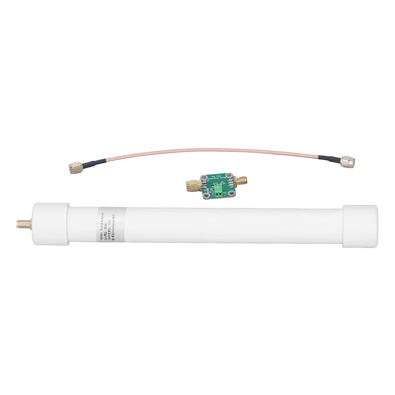 Antena ADS-B 1090MHz 36dBi Alta Ganancia Omnidireccional Impermeable para Aviones Receptor Señal Exterior Aviación Rastreo Vuelos Antena Receptora Amplificador Exterior