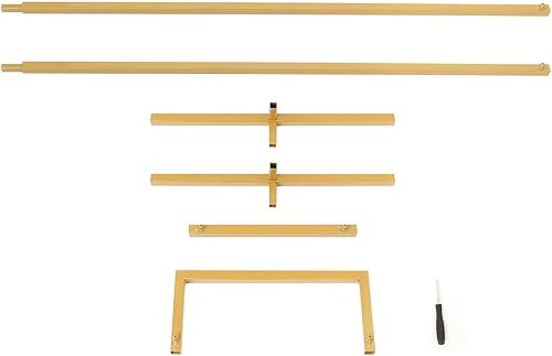 Miniatura 4 de Jarrón de metal con columna, soporte geométrico para centros de mesa, soporte alto de flores doradas para decoración del hogar, fiesta, boda,