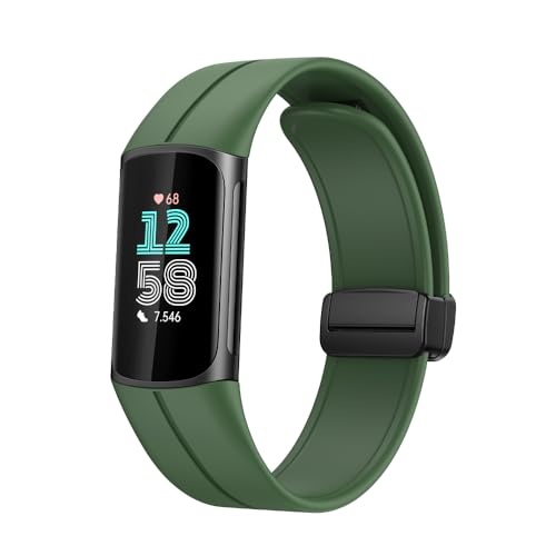 Miimall Ή tBbgrbg Charge 6/Charge 5 VRxg oh C _炩 X|[c y ߉\ jp Fitbit Charge 6/Charge 5 ɑΉiO[j