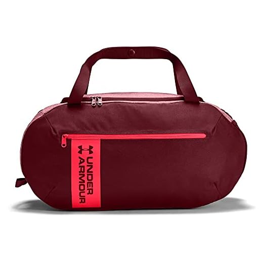 Under Armour UA Undeniable 4.0 Duffle MD Bolsa De Deportes, Bolsa De Entrenamiento Unisex rojo OSFA