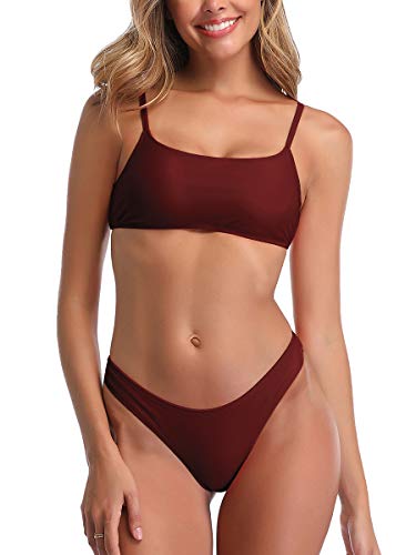 Summer Mae Verano Mujer Sexy Traje de Baño Bikini Flexiones