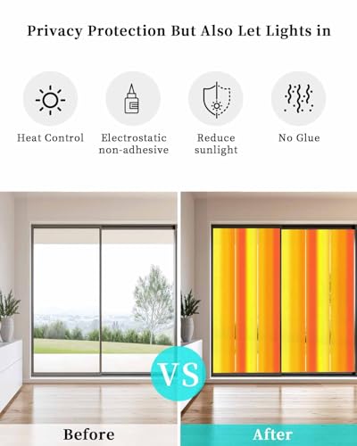 Película Para Ventana Privacy Amarilla 19.6x39.3 Pulg miniatura 4