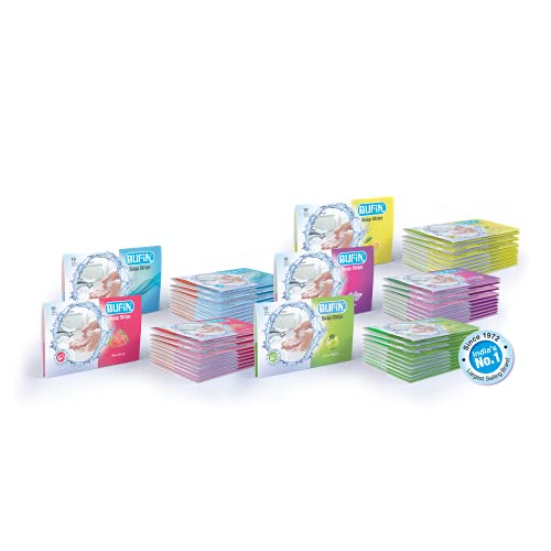 Image of Premium Paper Soap Strips Booklets for Travelling Hand Wash /Face Wash Catch Covers 100 Units