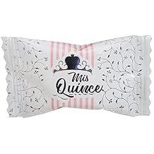Quinceanera Themed Peppermints 100 Count Individually Wrapped - Bulk Mints For Birthday Party Giveaways & Candy Goodie Bags