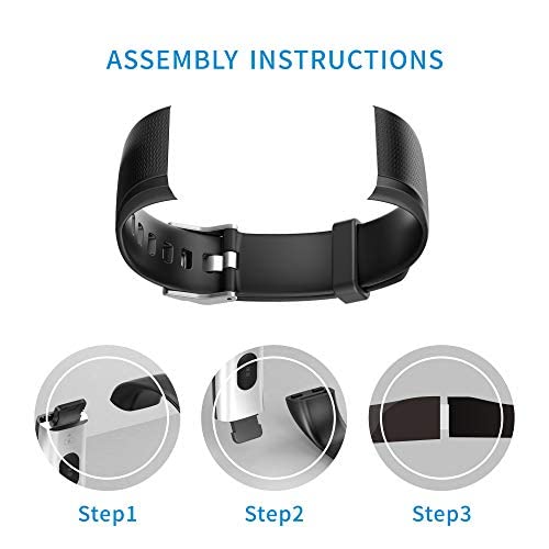 Septoui Smart Band Fitness Orologio Contapassi Frequenza Cardiaca, SpO2, Pressione Sanguigna, Sonno Calorie Activity Tracker Impermeabile IP68, 16 modalità Sportive Smartwatch Donna Uomo Bambini