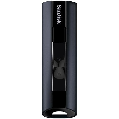 SanDisk 256GB Extreme PRO USB 3.2 Solid State Flash Drive - Up to 420MB/s, Durable Aluminum Metal Casting - SDCZ880-256G-GAM46,Black
