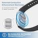 EmeTerm Fashion FDA-Cleared Relieve Nausea Electrode Stimulator Morning Sickness Motion Travel Sickness Vomit Relief Rechargeable No Gel Drug Free Wristbands Without Side Effects (2 Pack)