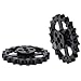 2pcs Roller Chain Sprocket, Aluminum Alloy 20 Tooth Sprockets Track Gear for Industrial Robot (2.6inch x 0.6inch x 0.3inch)