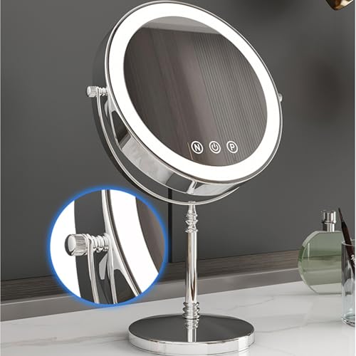 Espejo Maquillaje de Mesa 9" con Luz LED Recargable miniatura 6