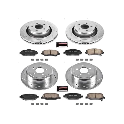 Image of PowerStop Z23 Performance Brake Pad & Rotor Kit Front & Rear K6396
