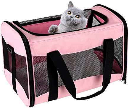 top tasta cat Carrier Large Dog Cat Carriers Puppies up to 30Lbs,...