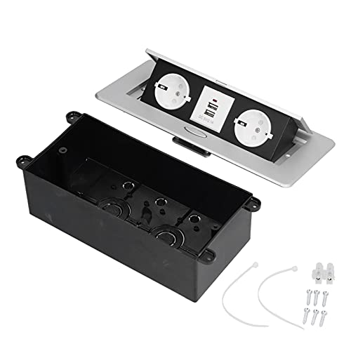 Ciabatta, 2 prese EU 2 porte di ricarica USB Presa...