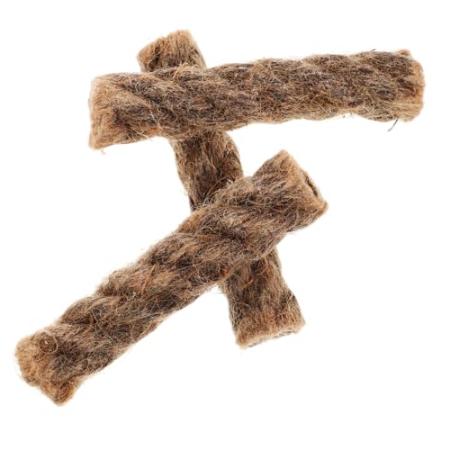 OHPHCALL Outdoor Fire Starter: Jute Camping Rope Fire Lanyard Emergency Kit Carabiner Bottle Opener