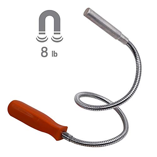 Superyo 8Lb Flexible Magnetic Pickup Tool Bendable Retrieve Stick Gifts For Men (600Mm Length) #TOP2