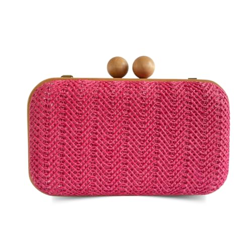 Bolsa Clutch Carteira De Festa Moderna Blogueira Helena (Pink)