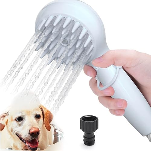 Chuveiro Para Cães | Escova Lavadora Para Filhotes,de Chuveiro Ergonômico Antiderrapante para Viagen