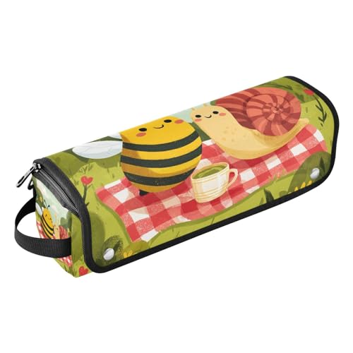Estuche de viaje 2 en 1 para rizador y plancha con tapete resistente al calor y gran capacidad organizadora para herramientas para el cabello miniatura 1