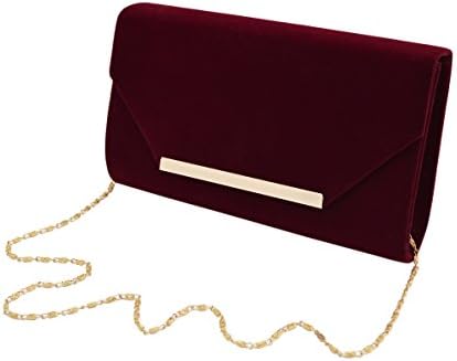 burgundy velvet evening bag