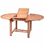  Ldk Kayla Mesa Redonda Extensible Madera De Teka 82494