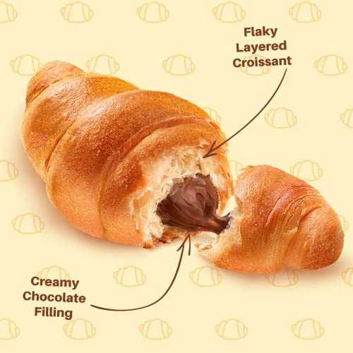 7Days Soft Croissant, Chocolate Croissant, Breakfast Pastry, Individually Wrapped On The Go Snack, Non-GMO (Pack of 6) - Thumbnail 3