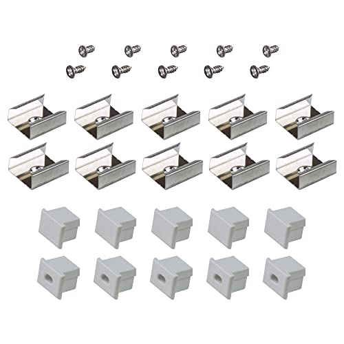Image of Armacost Lighting Deep Surface Mount LED Tape Light Accessory Pack - Grey, 960004