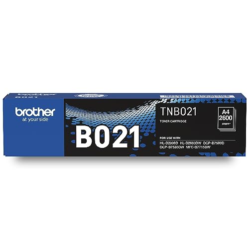 Image of Brother Toner TN-B021 Has 2600 Pages Yield Compatible with HL-B2000D HL-B2080DW HL-B2100DB HL-B2180DWB DCP-B7500D DCP-B7535DW DCP-B7600DB DCP-B7640DWB DCP-B7620DWB MFC-B7717DW MFC-B7810DWB
