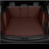  KARTEM Kofferraumwanne Matte Maßgeschneiderte Kofferraummatten Für VW Für Golf Alle Modelle Für GTI Für Golf R Für Variant Cabrio Tour Plus Für Wagon E-Golf Kofferraum Schutzmatte (Farbe : Coffee 1)