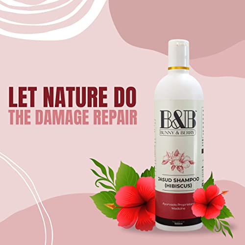 Image of B&B Jasud Shampoo (Hibiscus) Ayurvedic Proprietary Medicien 500 Ml (Pack Of 1)