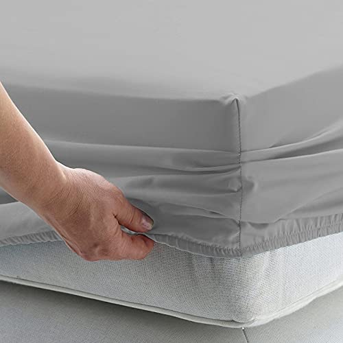 Protector de colchón impermeable 150x200 lavable con sábanas bajeras transpirables 5