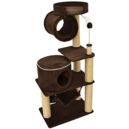 São Pet Mega Store 1932BUF Arr Moray Suede Escuro, Multicor, 64 X 52 X 123 Cm