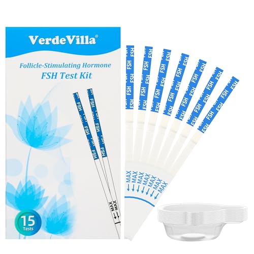 15 Pack Menopause Test Strips at Home FSH Test Perimenopause Test Hormone Balance for Women Over 30 Hormonal Test