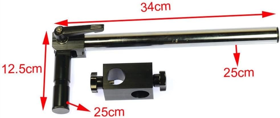 Microscope Accessories Kit Heavy Duty Multi-axis Adjustable Metal Arm Dual arm Support for Video Industry Microscope Table Stand Part Holder 25mm Microscope Slides