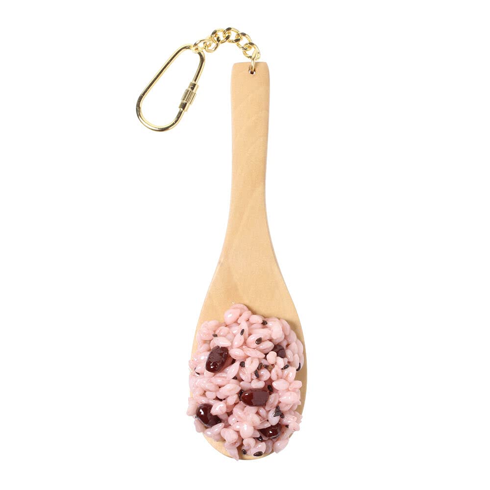 Amazon.co.jp: 食品サンプル屋さんのキーホルダー（しゃもじ：赤飯