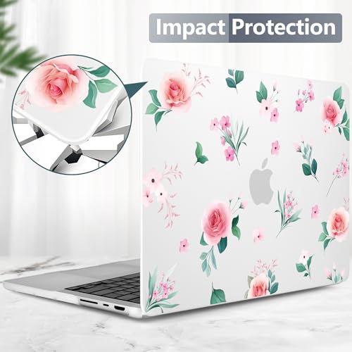 Batianda Aesthetic Case for MacBook Pro 16 Inch 2026-2021, Pink Rose by Batianda - Used condition - Image 6