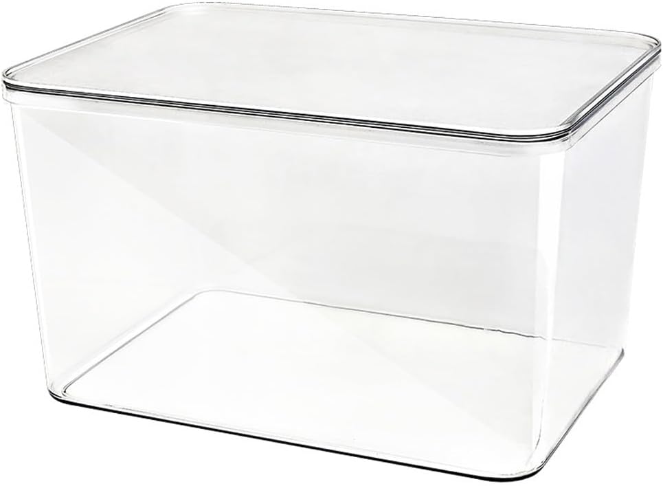 Desktop Storage Box With Lid Sundries Kitchen Organizer Toy Baskets Home Supplies