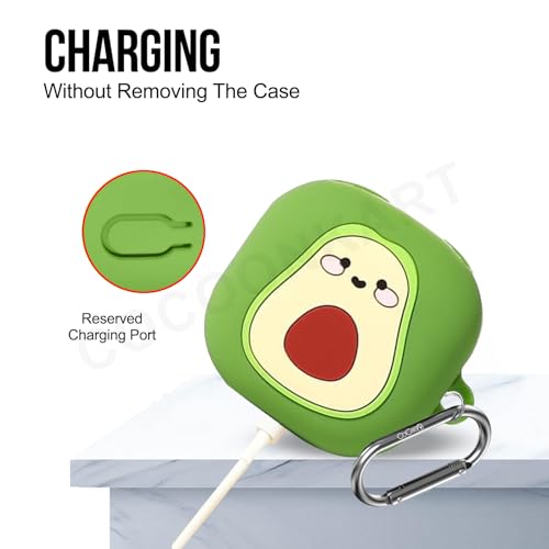 Image of Cartoon Silicone Case Cover for Samsung Galaxy Buds Core (2025) (Avocadoo)