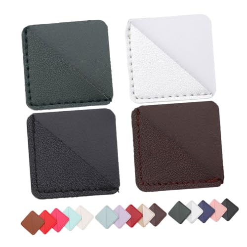 VILLCASE 20個合皮角型ブックマーク 風ページマーカー 読書好きの女性 教師