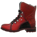 maciejka pumps schwarz  Maciejka Damen 03623-08/00-3 Rote Glattleder Boots Größe 39 EU Rot (rot Kombi)