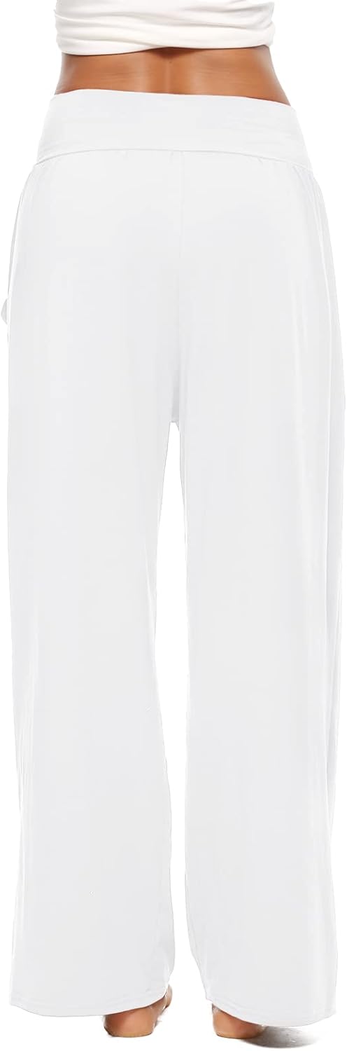 ZJCT Womens Yoga Sweatpants Comfy Loose Casual Wide Leg Lounge Joggers Pants with Pockets - Image 4