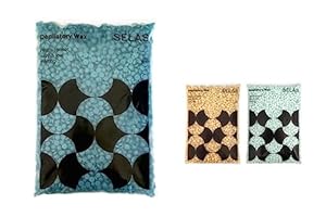 SELAS Enthaarungswachs Perlen 800g Blau