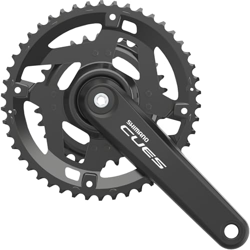 Pédalier Shimano CUES FC-U4010 double plateau 9 10 vitesses noir