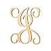UNFINISHEDWOODCO Single Vine Unfinished Monogram "J" Decorative Letter, 13-Inch