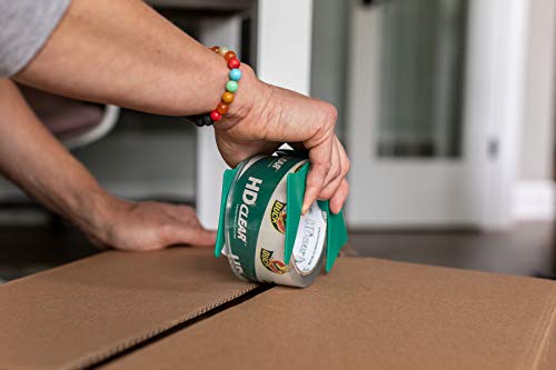 Duck Hd Clear Heavy Duty Packing Tape With Dispenser, 2 Rolls, 1.88 Inch X 54.6 Yard, (393184) #TOP5